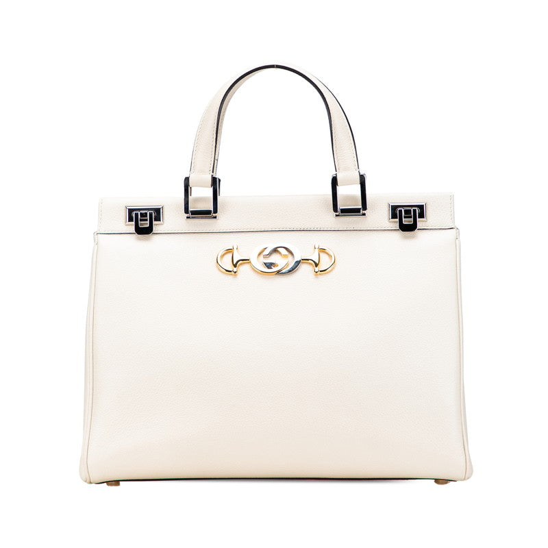 Gucci Zumi Horsebit Leather Handbag