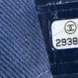 Amelia Mixed Fibers Striped Medium Deauville Tote Navy Blue