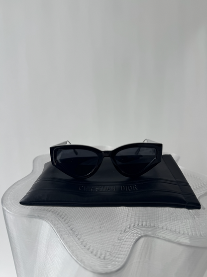 CHRISTIAN DIOR  Cat Style Dior 1 Sunglasses Black