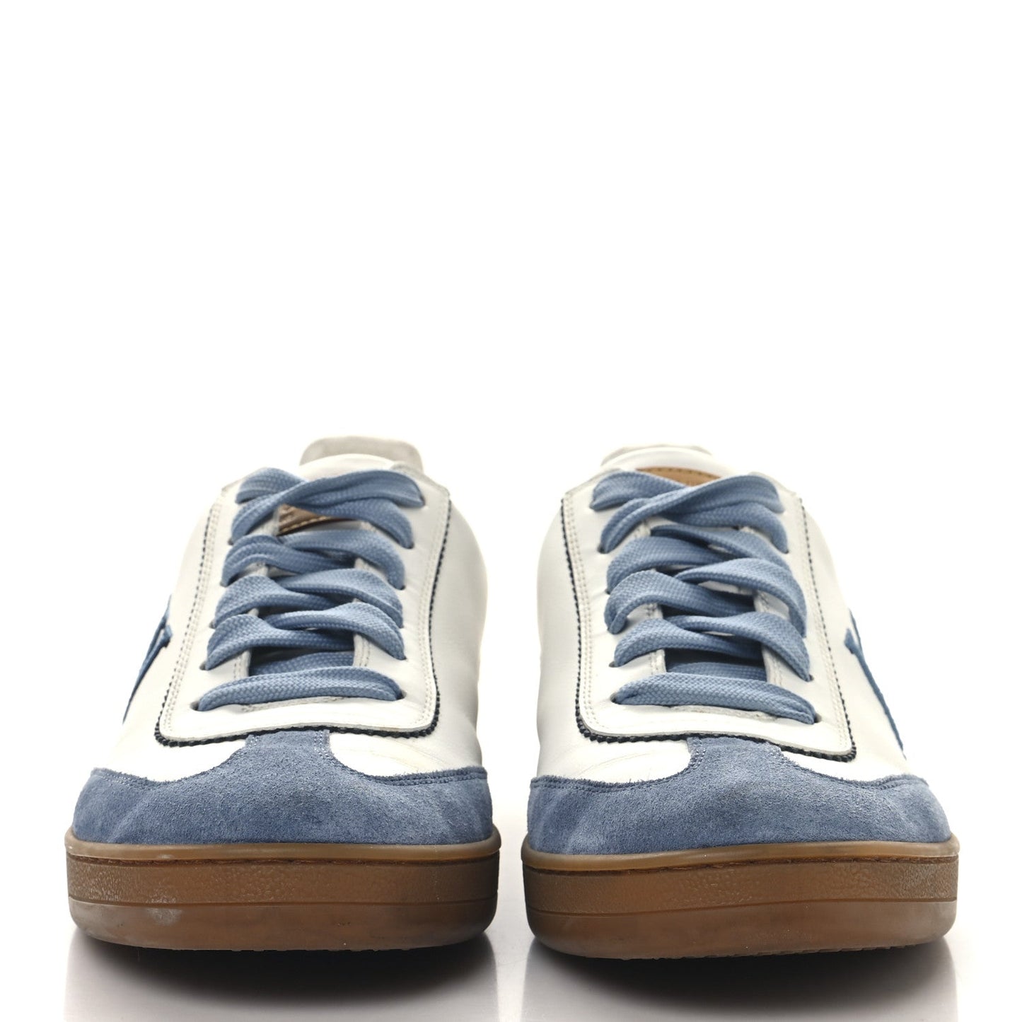 Louis Vuitton Calfskin Frontrow Sneakers Blue