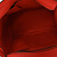 Celine Drummed Calfskin Mini Luggage Coquelicot