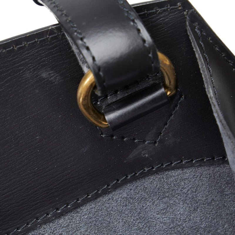 Louis Vuitton Epi Clooney One Shore Bag M52252 Noir Black Leather  Louis Vuitton