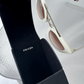 Prada Gold/White Gradient SPR 09Q Cat Eye Sunglasses