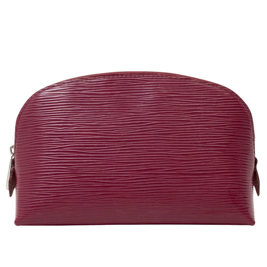 Louis Vuitton Cosmetic Pouch  Leather Clutch Bag