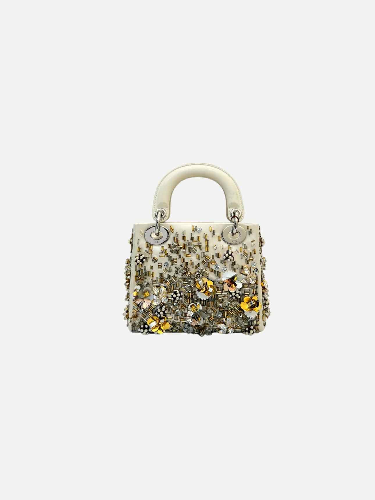 DIOR Lady Dior Beige Top Handle