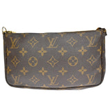 Louis Vuitton Pochette Accessoires  Canvas Clutch Bag
