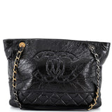 CHANEL Paris-31 Rue Cambon Timeless CC Shopping Tote Quilted Shiny Aged Calfskin Medium