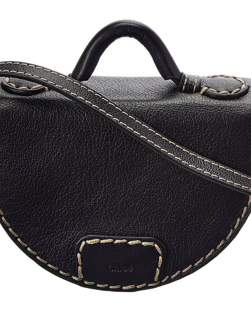 CHL - CC o? Edith Nano Leather Saddle Bag