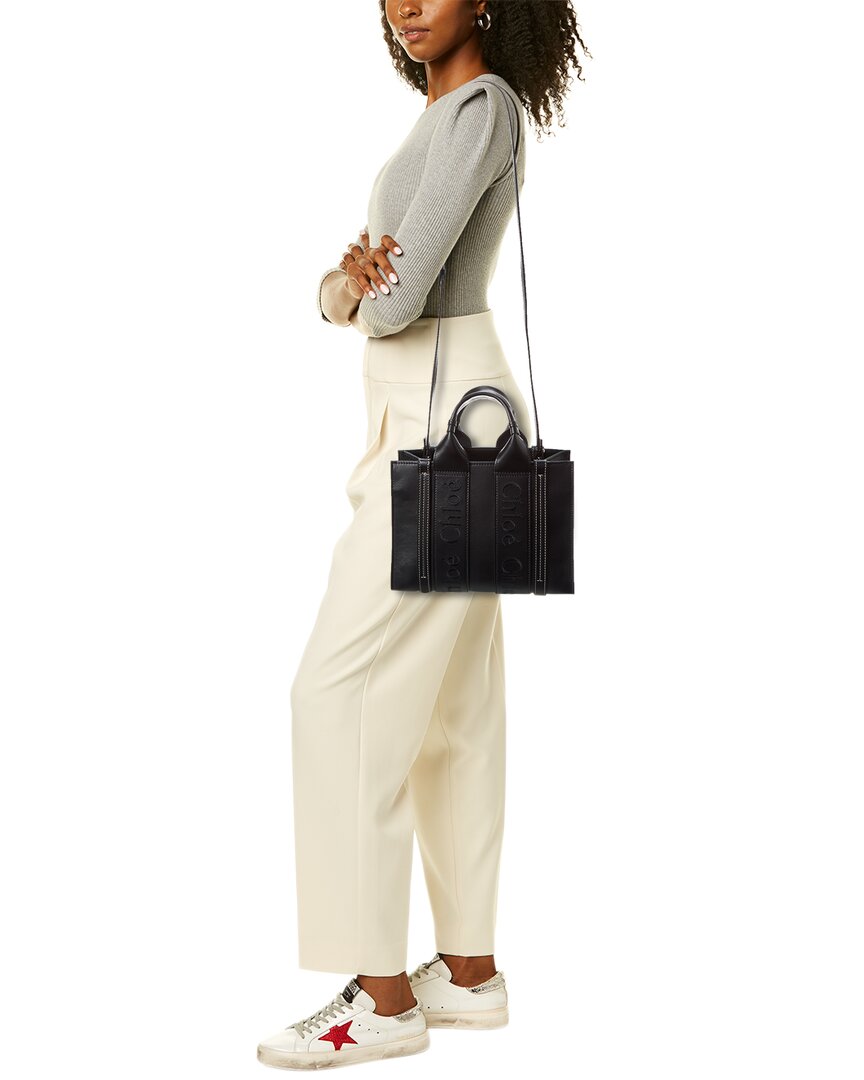 CHL - CC o? Woody Small Leather Tote