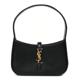 Saint Laurent Smooth Calfskin Le 5 A 7 Mini Hobo Black