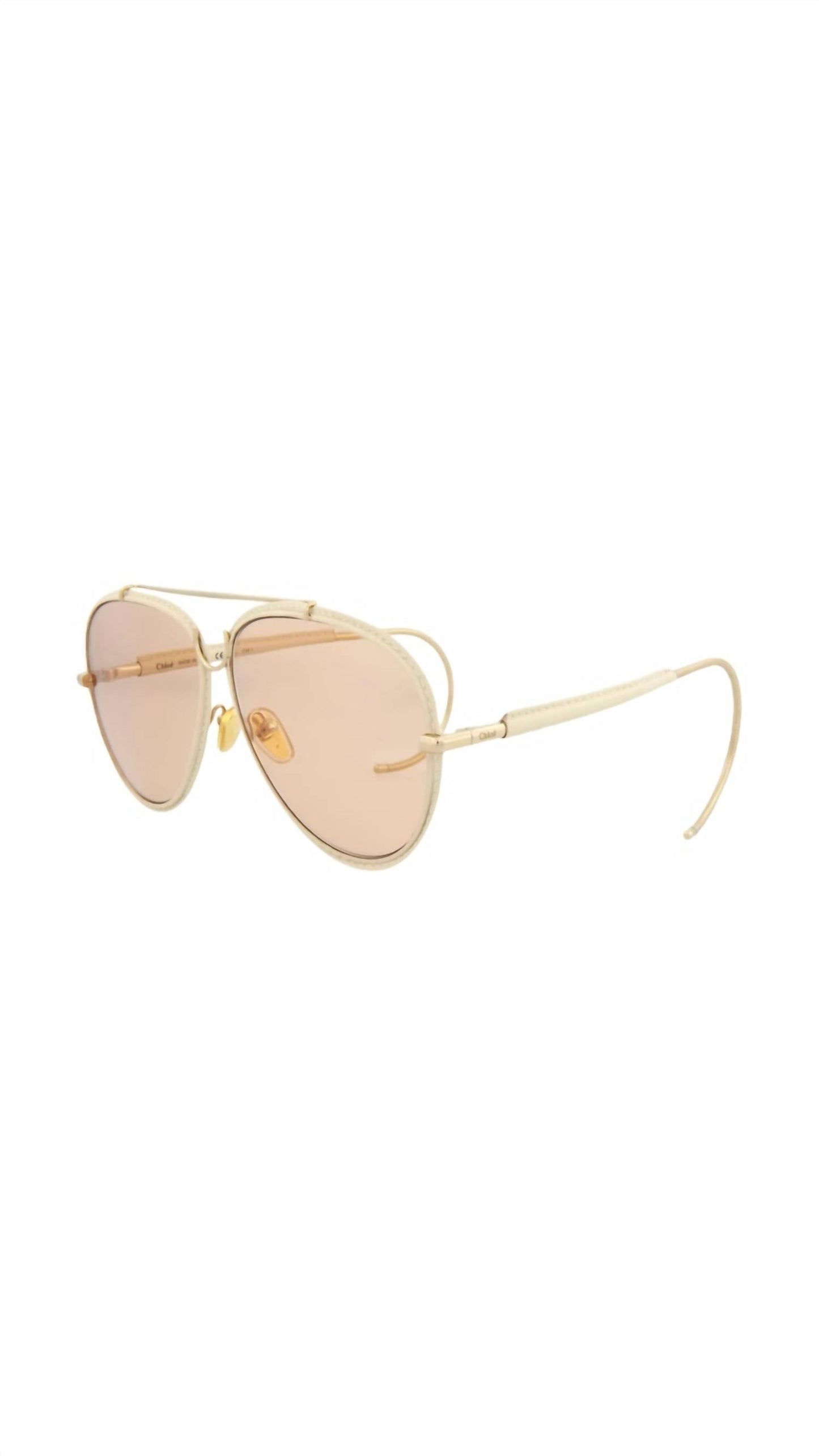CHL - CC oe Eyewear Sunglasses In Gold/pink