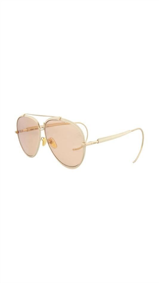 CHL - CC oe Eyewear Sunglasses In Gold/pink