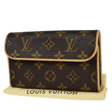 Louis Vuitton Pochette Florentine  Canvas Clutch Bag