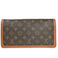 Louis Vuitton Pochette Dame  Canvas Clutch Bag