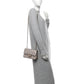 Amelia Metallic Lambskin Perforated Mini Rectangular Flap Light Gold