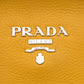 Prada Yellow Vitello Daino Leather Handbag