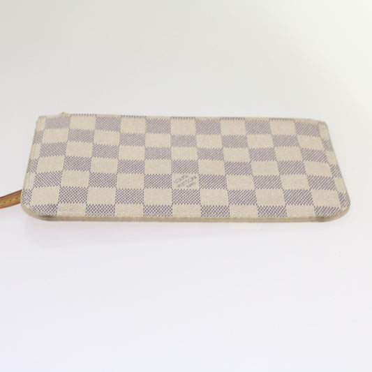 Louis Vuitton Neverfull Pouch  Canvas Clutch Bag