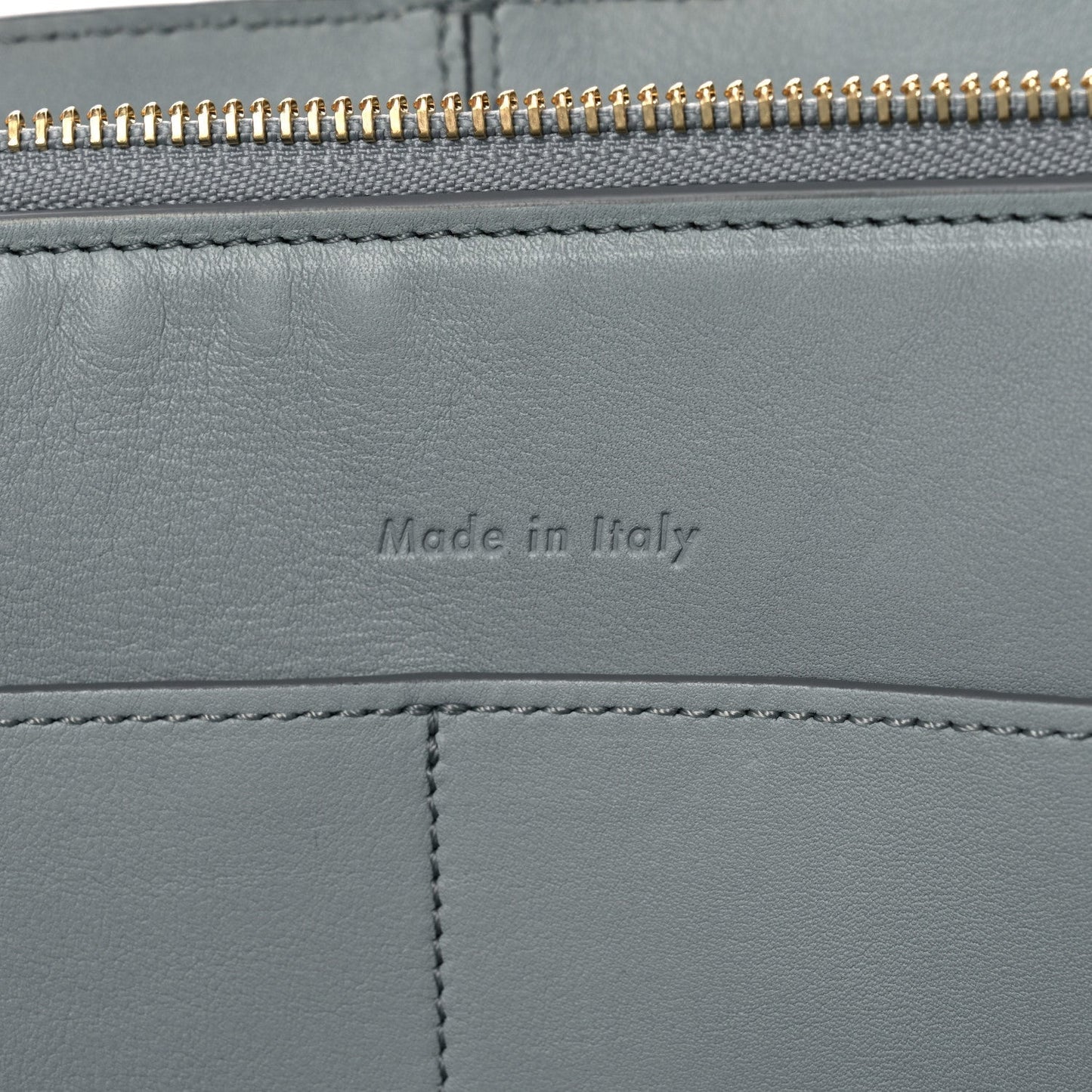 Celine Smooth Calfskin Medium Tri-Fold Bag Cloud