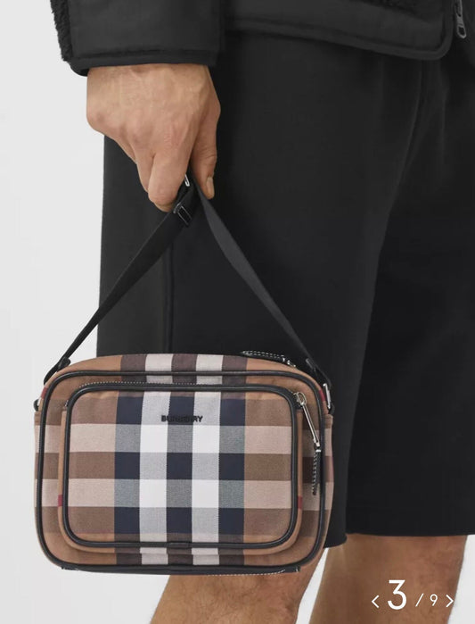 B-Berry - Amelia  Check Crossbody Bag For Men, Bags 8.9in/22.5Amelia 80491451