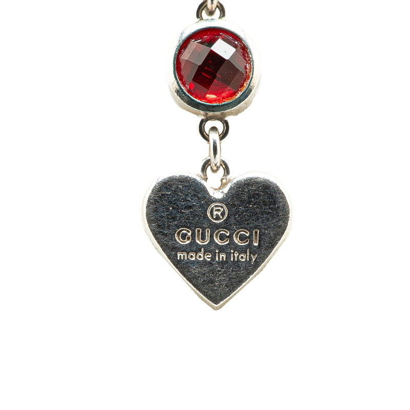 Gucci Heart Studs Bijou SV925 Necklace