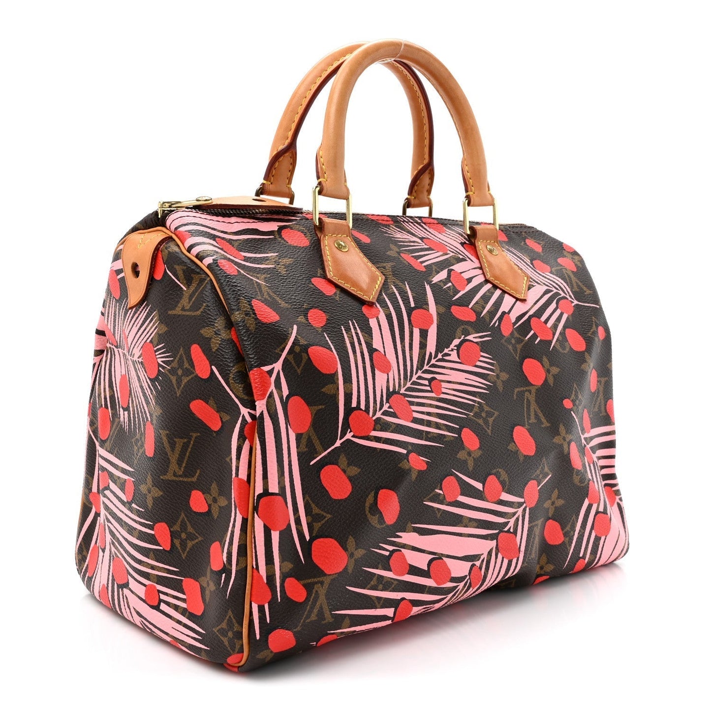 Louis Vuitton Monogram Jungle Dots Speedy 30 Sugar Pink Poppy