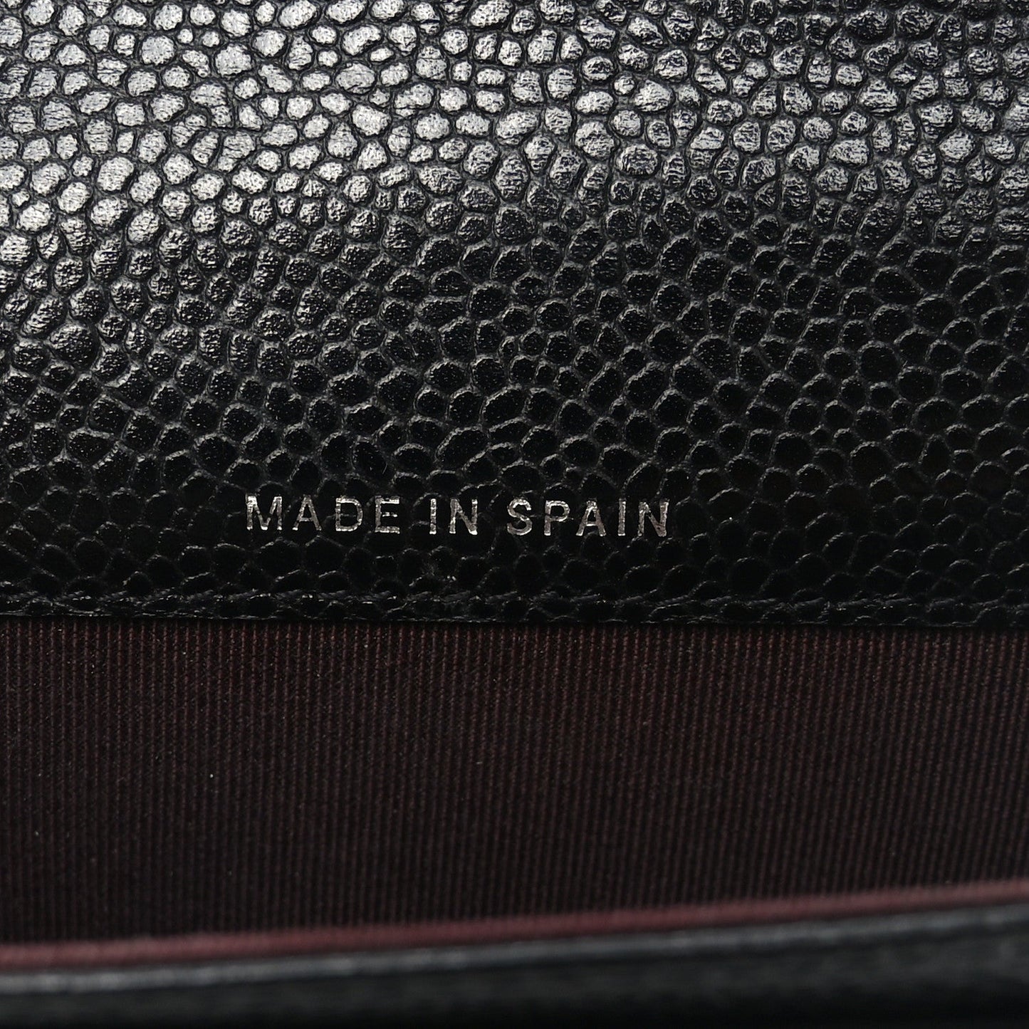Amelia Caviar Quilted Flap Card Holder Black