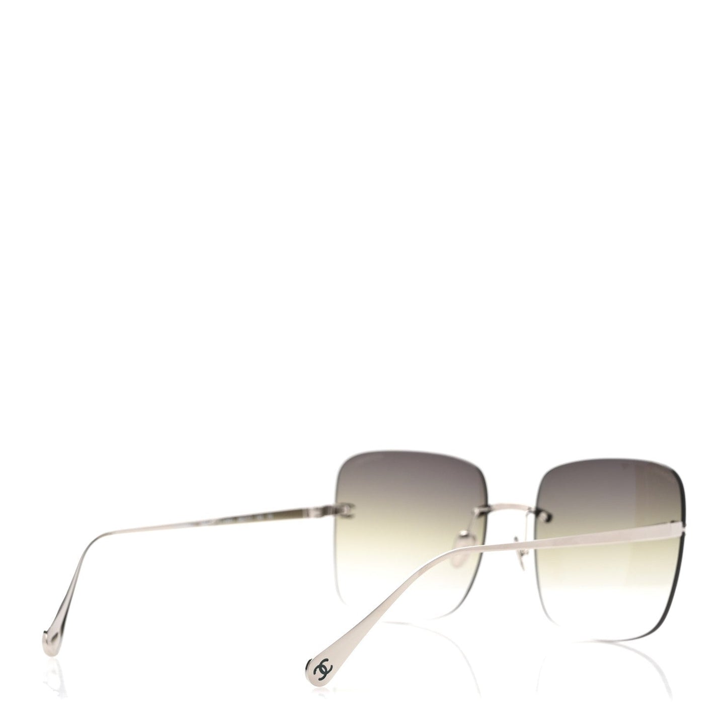 Amelia Titanium Rimless Square Sunglasses 4287-T Silver