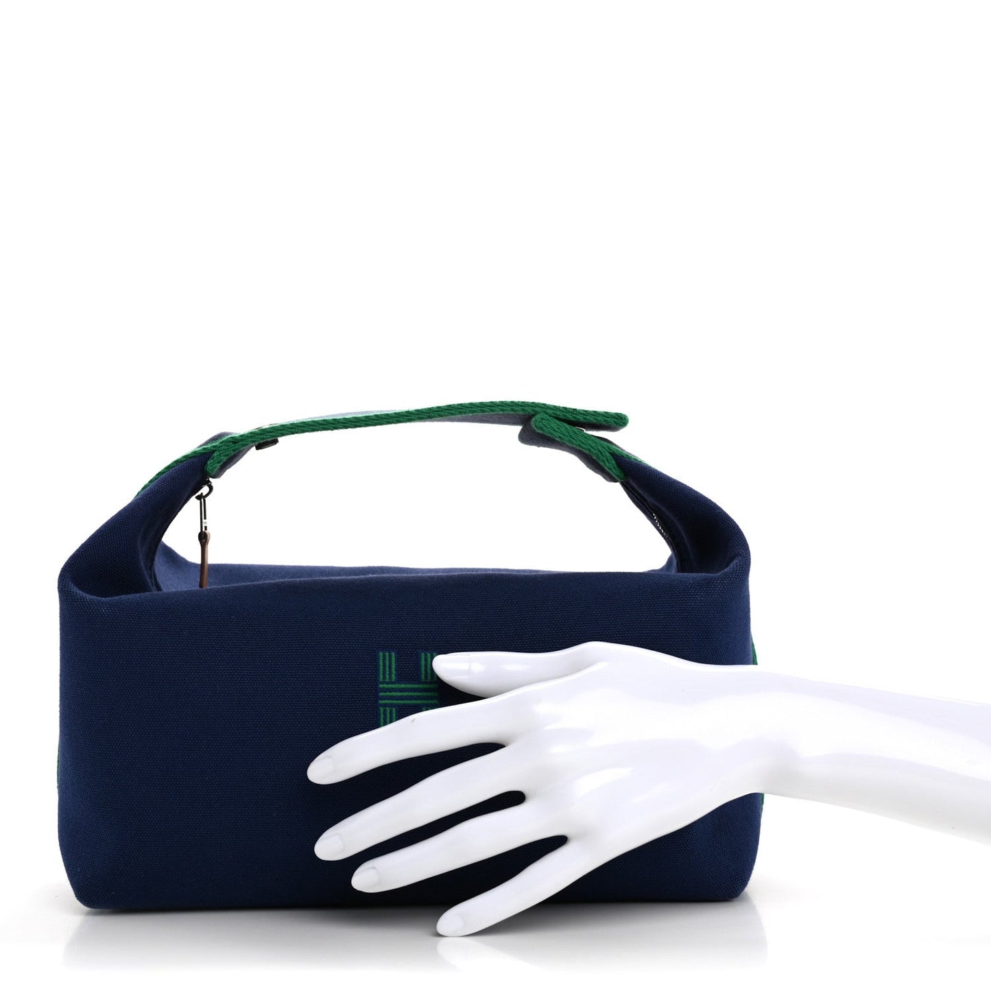 Amelia Canvas Large Bride-A-Brac Pouch Marine