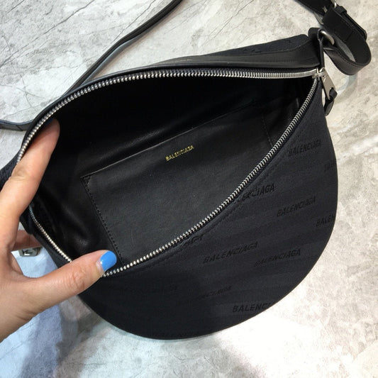 BLN-Ciaga Souvenir XS Belt Bag In Black, For Women,  Bags 9.5in/24Amelia