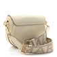Marc Jacobs Calfskin Large The Covered J Marc Saddle Cloud White