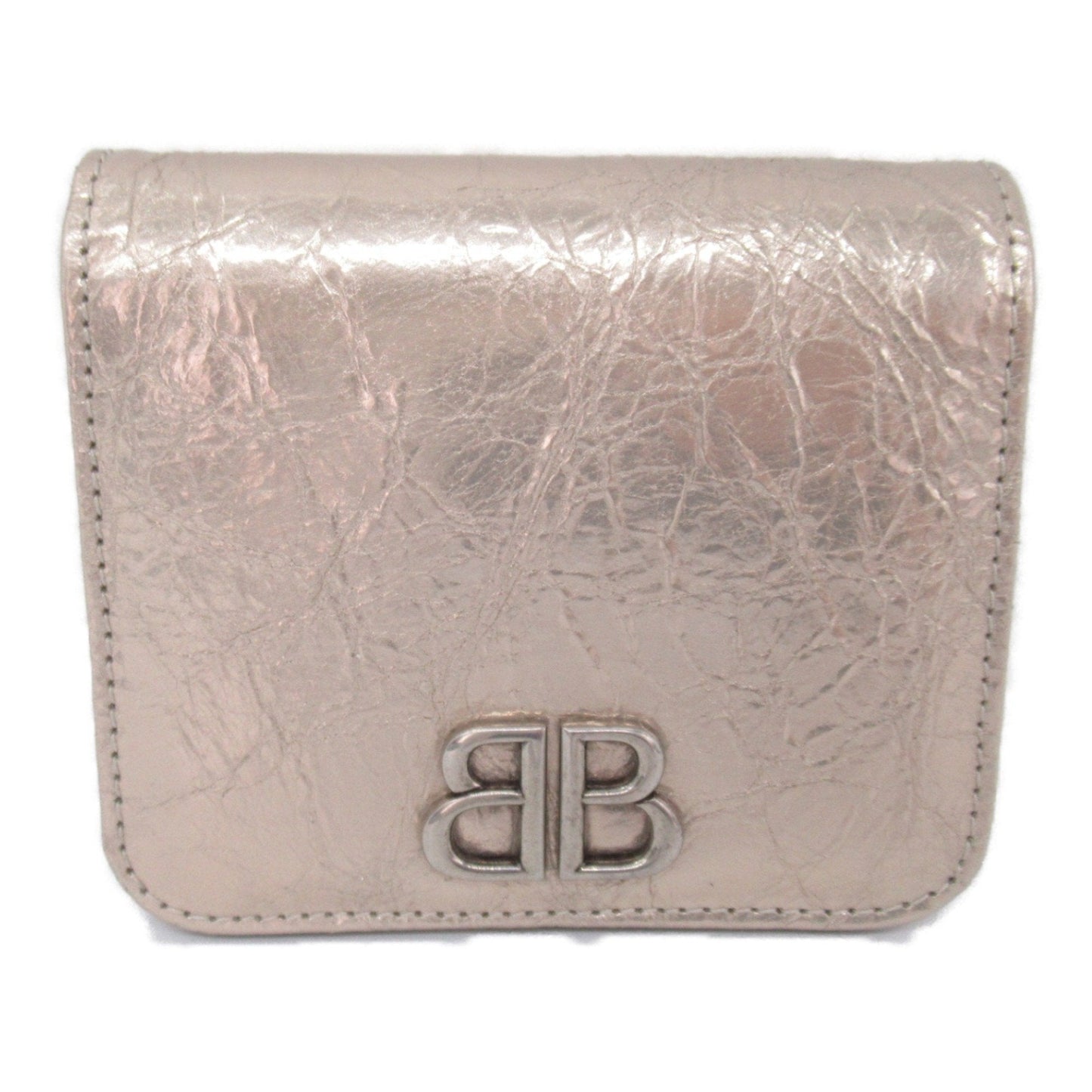 Blnciaga  Leather Middle Wallet (Bi-Fold)