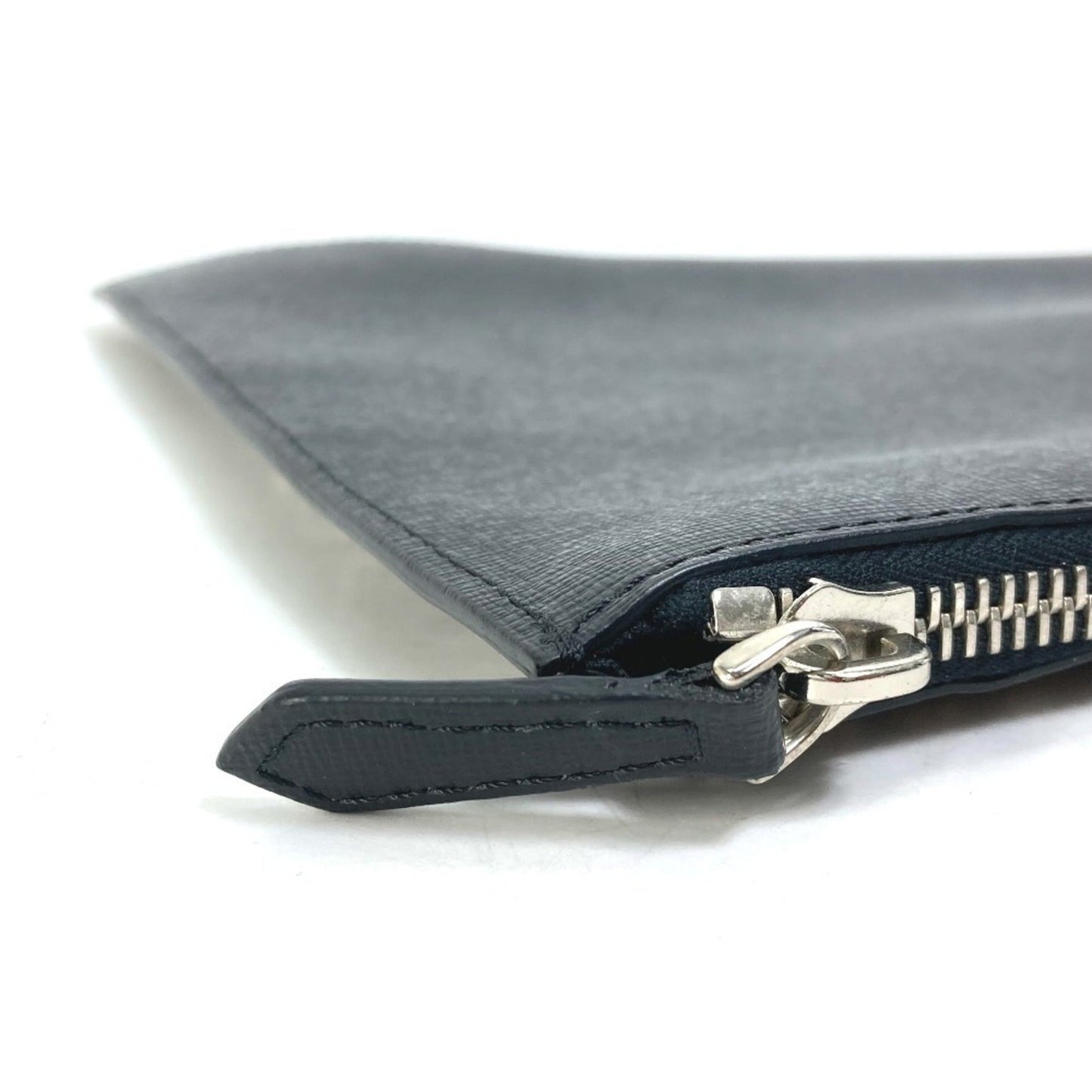 Fendi   Leather Fur Clutch Bag Pouch (Pre-Owned)