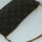 Louis Vuitton Pochette Accessoire  Canvas Clutch Bag