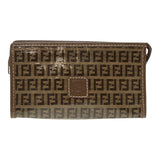 Fendi Zucchino  Canvas Clutch Bag