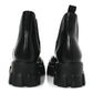 Prada Spazzolato Rois Monolith Chelsea 55mm Ankle Boots 41 Black