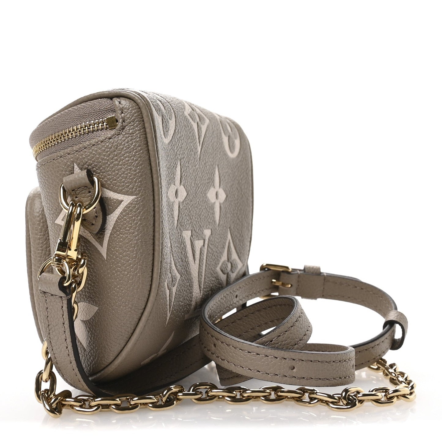 Louis Vuitton Empreinte Monogram Giant Mini Bumbag Tourterelle Cream