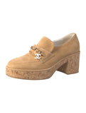 CHANEL INTERLOCKING CC LOGO PUMPS