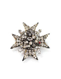 CHANEL   Rhinestone Star & Bird Brooch