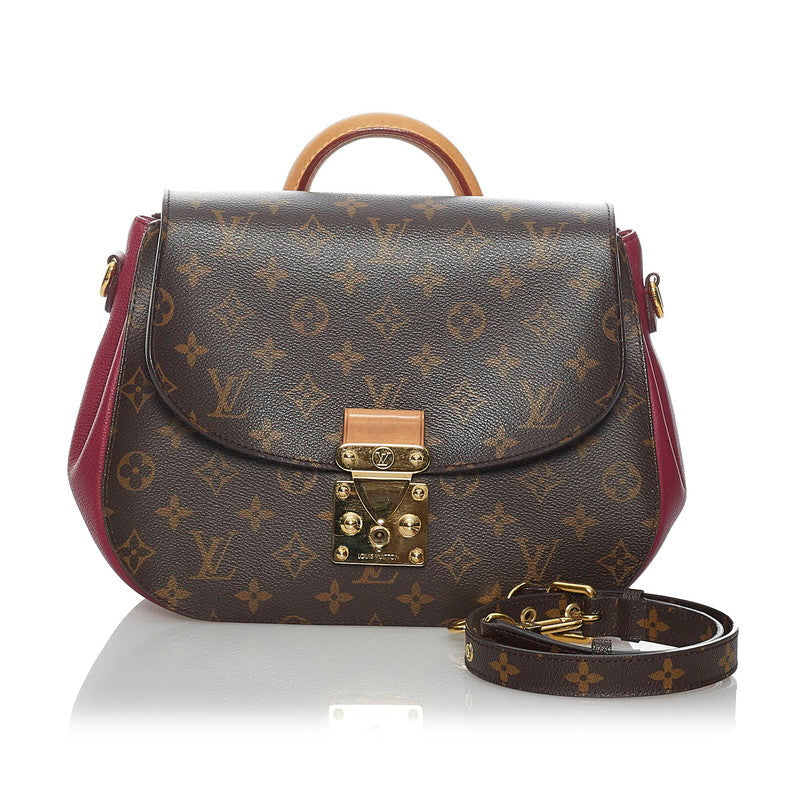 Louis Vuitton Monogram Eden MM Shoulder Bag Brown PVC Leather