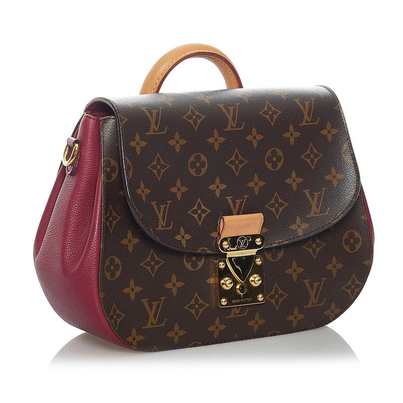 Louis Vuitton Monogram Eden MM Shoulder Bag Brown PVC Leather
