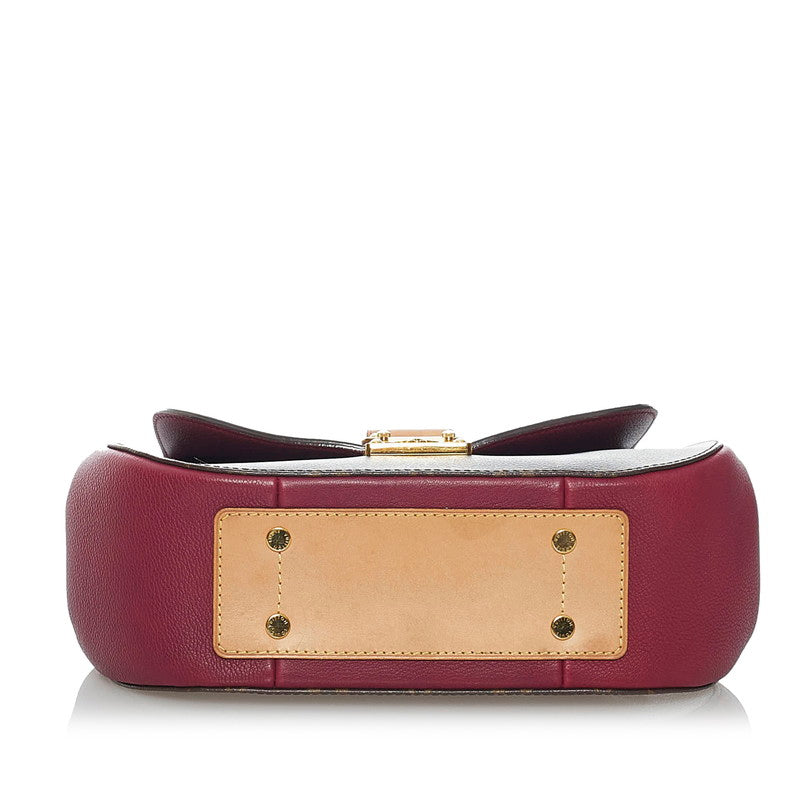 Louis Vuitton Monogram Eden MM Shoulder Bag Brown PVC Leather