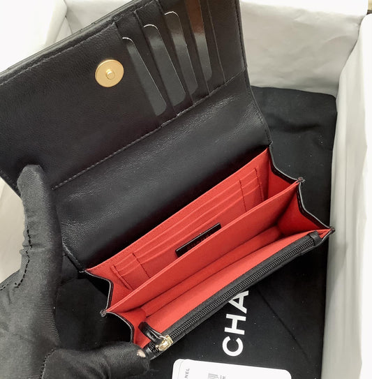 CHL - Spring And SuMM - er 22C Black For Women Bags 6.1in/15.5cm