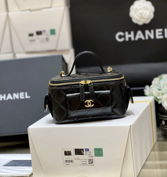 CHL - Vanity Bag With Strap Black For Women Bags 6.6in/17AmeliaAP3017 B09208 94305