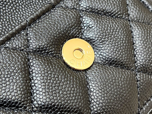 CHL - Small Coin Pocket WOC Shoulder Bag Black For Women Bags 7.9in/20cm