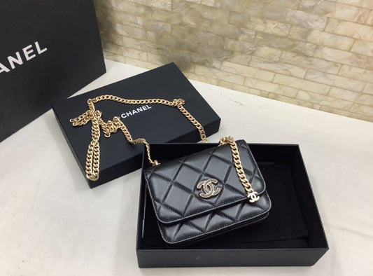 CHL - Spring And SuMM - er 22C Black For Women Bags 6.1in/15.5cm