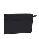 Louis Vuitton Epi Pochette Homme Clutch Bag Black Noir