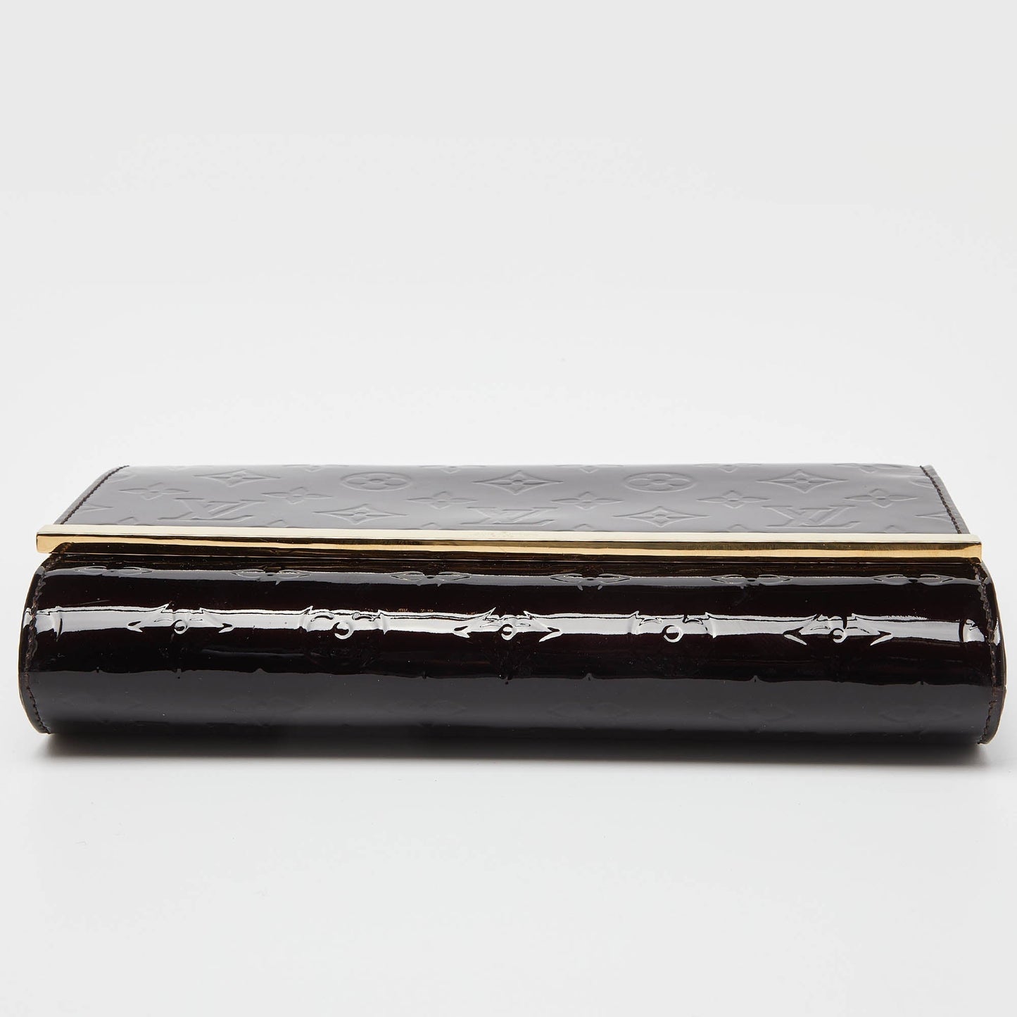 Louis Vuitton Amarante Monogram Vernis Ana Clutch Bag