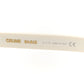 Celine Acetate Polarized Rectangular Sunglasses CL40060I White