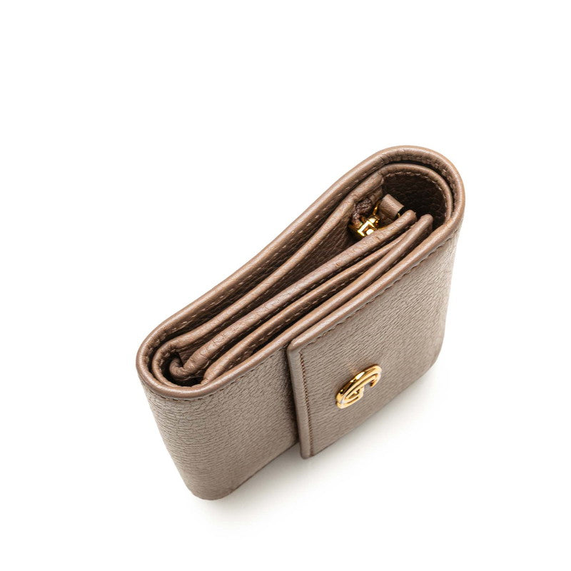 Gucci GG Marmont Leather Trifold Wallet