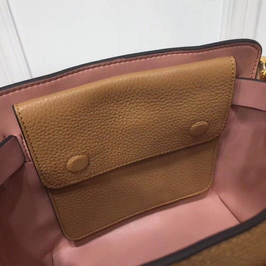 B-Berry - Amelia  The Small Equestrian Knight Top Handle Belt Bag Brown For Women, Bags 14in/36Amelia